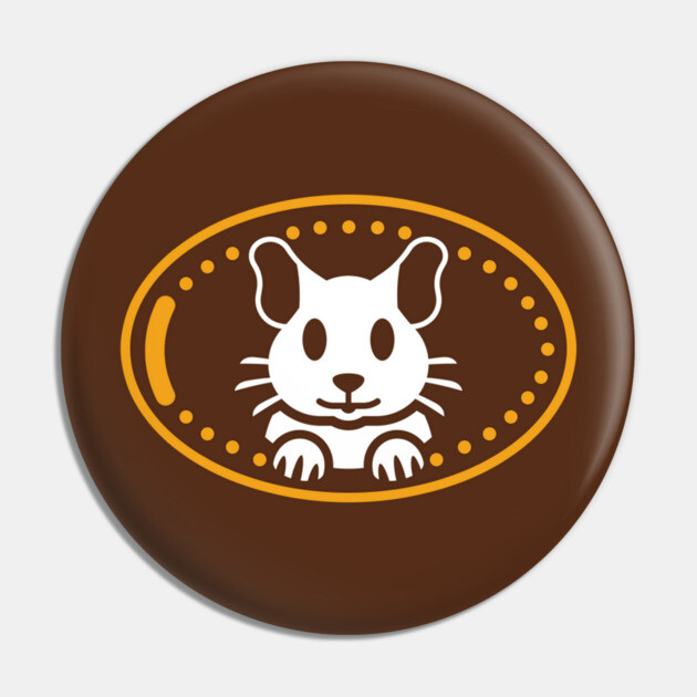 Copper Degu Pin by DeguArts