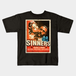 Sinners Grindhouse Poster Kids T-Shirt