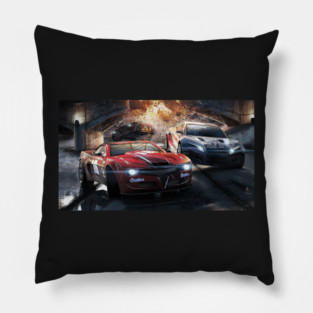 Split Second Merc Pillow