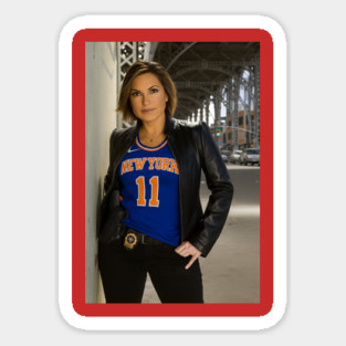 Benson SVU Knicks Sticker