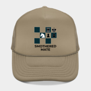 Smothered Mate Diagram - Chess Lovers Gift Hat