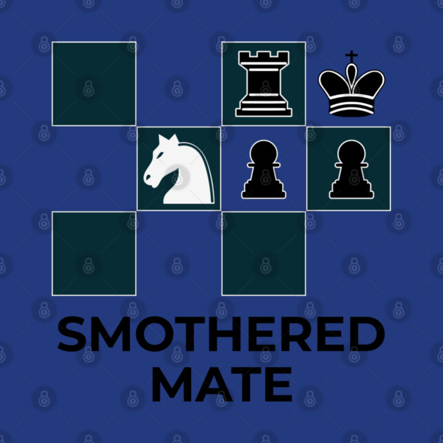 Smothered Mate Diagram - Chess Lovers Gift by TuncGK