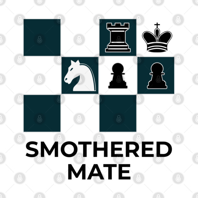 Smothered Mate Diagram - Chess Lovers Gift by TuncGK