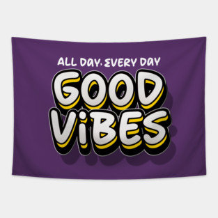 GOOD VIBES Tapestry