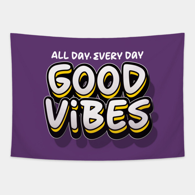 GOOD VIBES Tapestry by Fabrik