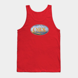 OBX Shoreline Distressed Oval Tank Top