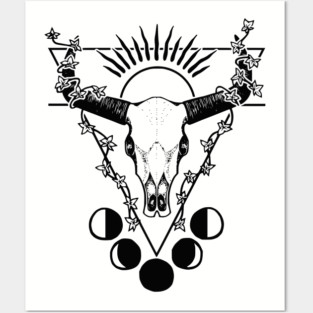 Taurus Zodiac Sign Shirt Posters and Art