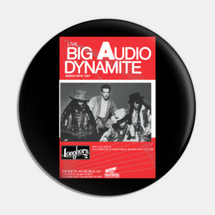 The Big Audio Dynamite Vintage Band Pin