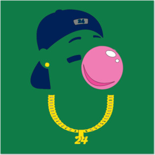 Ken Griffey Jr Big Chew Tee Posters and Art