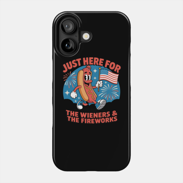 july-4th Phone Case by Creatifly Graphic Tees