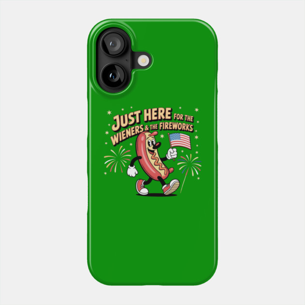 july-4th Phone Case by Creatifly Graphic Tees