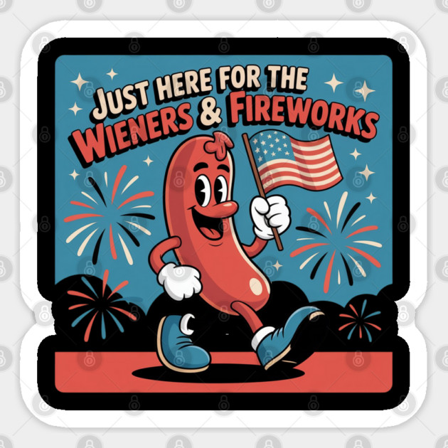 july-4th Sticker by Creatifly Graphic Tees