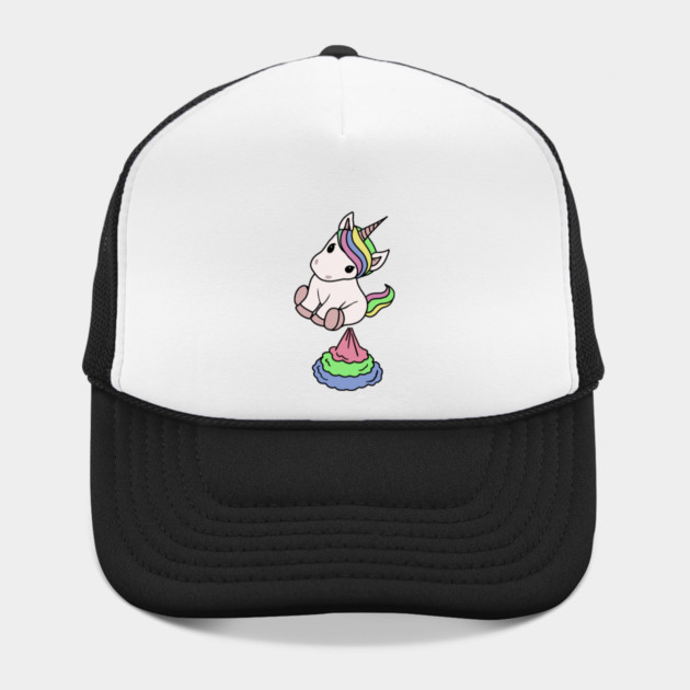 Cute Funny Unicorn Farting Rainbow by logiamerch