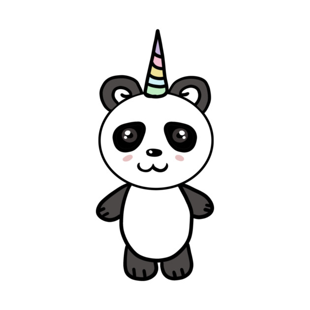 Cute Panda Bear Unicorn Lover by logiamerch