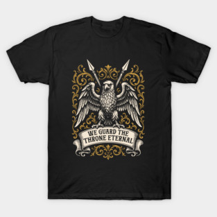 We Guard the Throne Eternal Custodian Wargaming T-Shirt