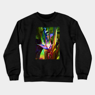 Tropical Flowers Crewneck Sweatshirt
