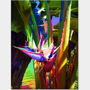 Tropical Flowers Posters and Art