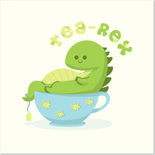 Tea-Rex Posters and Art