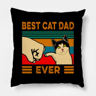 Best cat dad ever Pillow