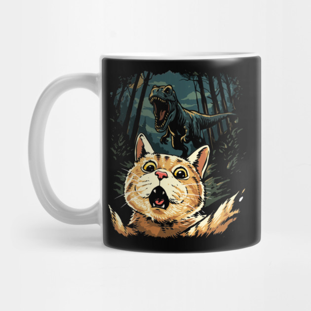 Cat Selfie Dinosaur by GoshWow®