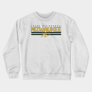 Milwaukee Brewers Jacob Misiorowski Mizwaukee Crewneck Sweatshirt