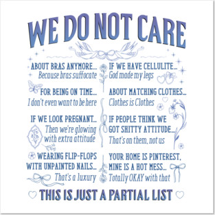 We Do Not Care Club Wdnc 2025 Posters and Art