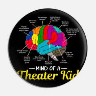 Mind Of A Theater Kid Brain Musical Theatre For Nerd Pin