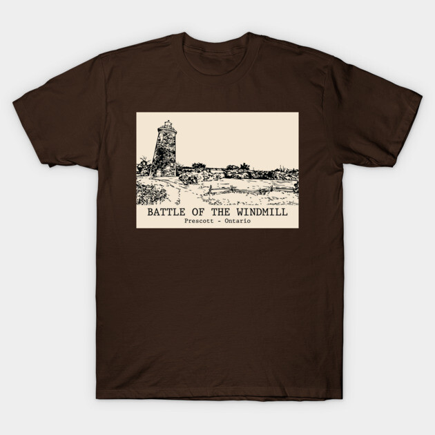 Battle of the Windmill - Prescott Ontario T-Shirt by Lakeric