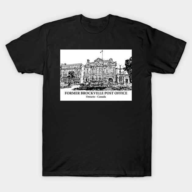 Former Brockville Post Office - Ontario Canada T-Shirt by Lakeric