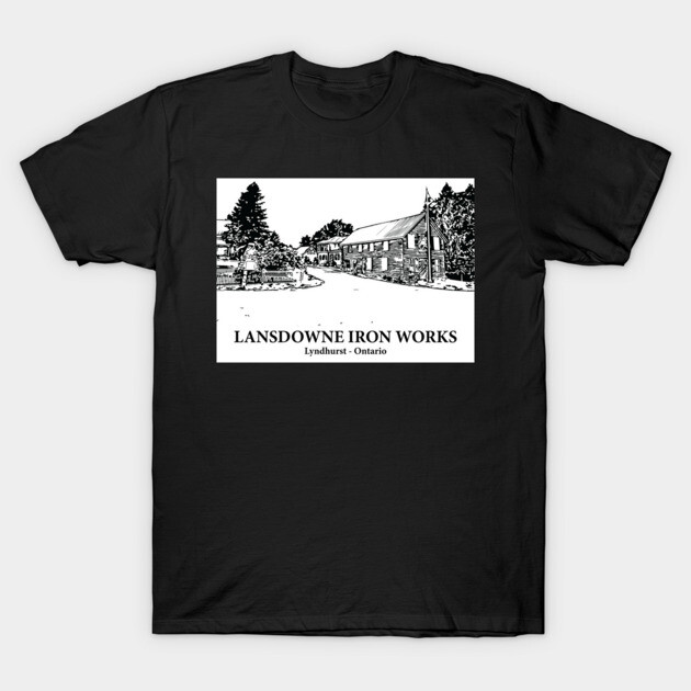 Lansdowne Iron Works - Lyndhurst Ontario T-Shirt by Lakeric