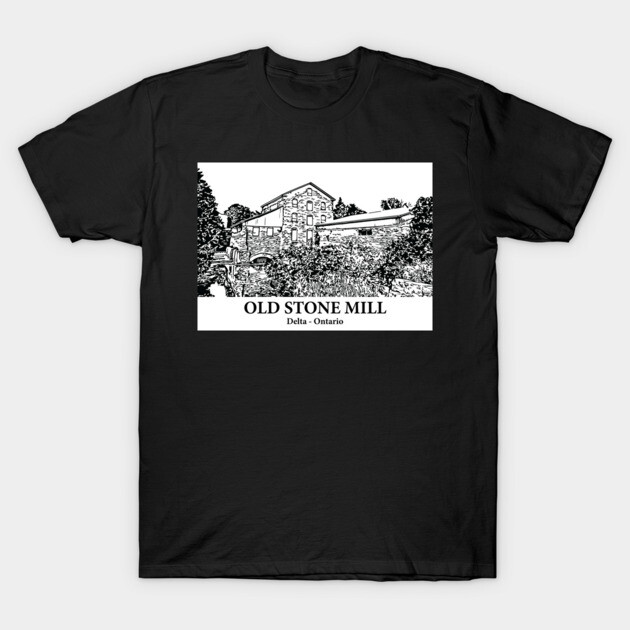 Old Stone Mill - Delta Ontario T-Shirt by Lakeric