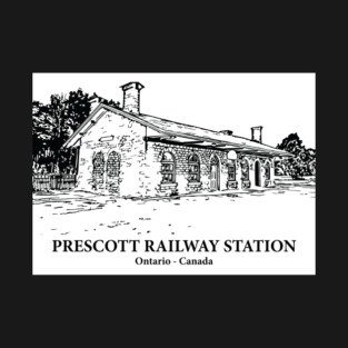 Prescott Railway Station - Ontario Canada T-Shirt