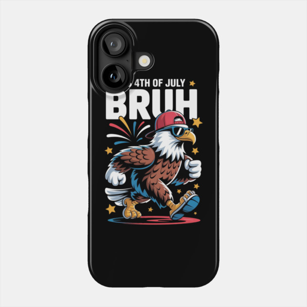 july-4th Phone Case by Creatifly Graphic Tees