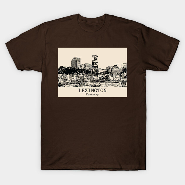 Lexington - Kentucky T-Shirt by Lakeric