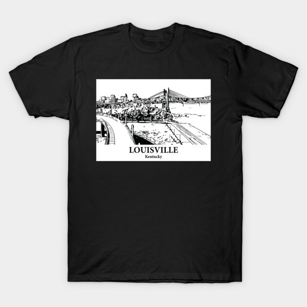 Louisville - Kentucky T-Shirt by Lakeric