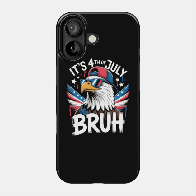 july-4th Phone Case by Creatifly Graphic Tees