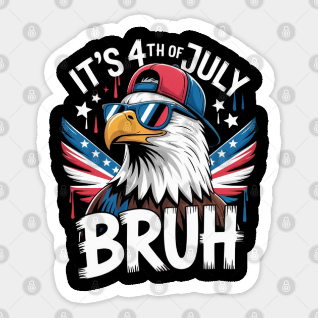 july-4th Sticker by Creatifly Graphic Tees