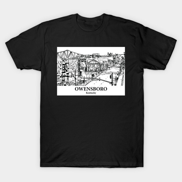 Owensboro - Kentucky T-Shirt by Lakeric