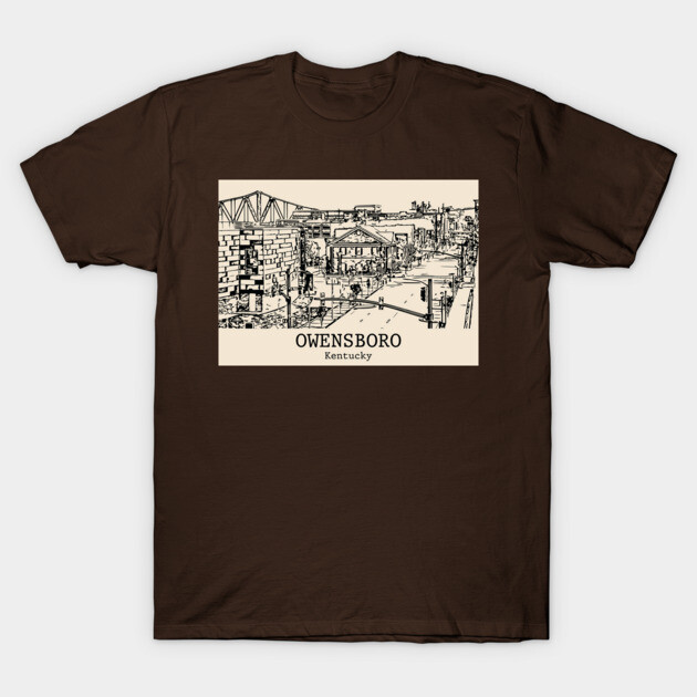 Owensboro - Kentucky T-Shirt by Lakeric