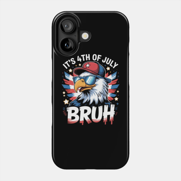 july-4th Phone Case by Creatifly Graphic Tees