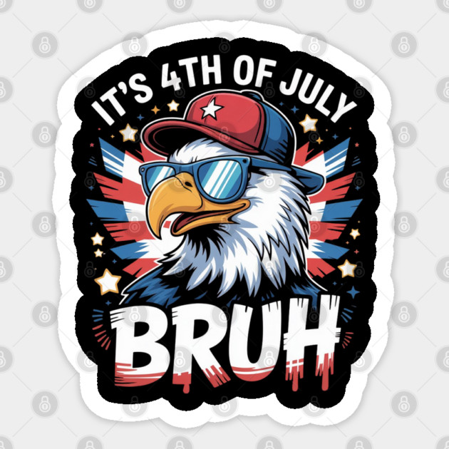 july-4th Sticker by Creatifly Graphic Tees
