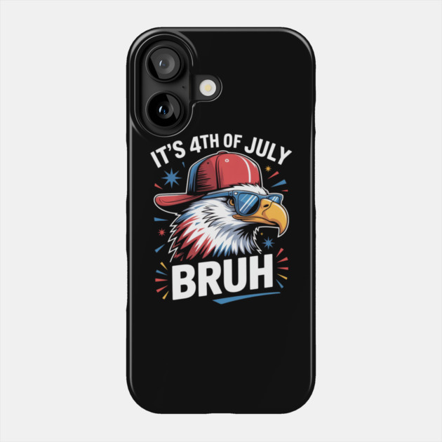 july-4th Phone Case by Creatifly Graphic Tees