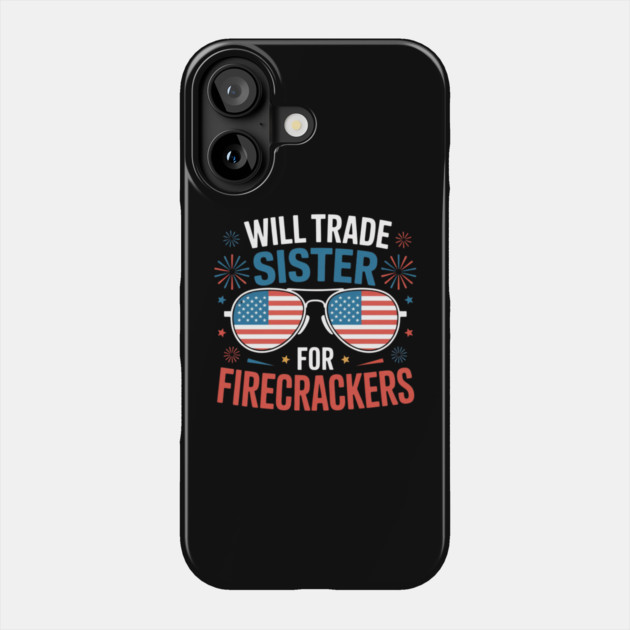 july-4th Phone Case by Creatifly Graphic Tees