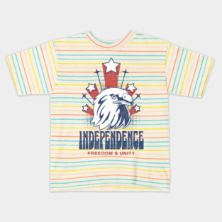 We are Free Independence day Design Kids T-Shirt