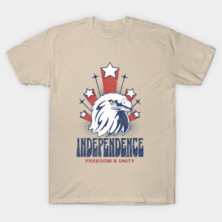 We are Free Independence day Design T-Shirt