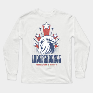 We are Free Independence day Design Long Sleeve T-Shirt
