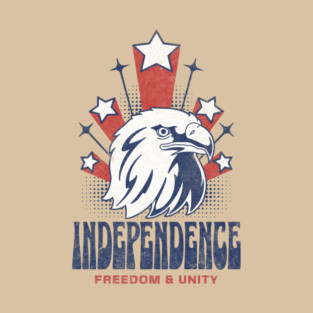We are Free Independence day Design T-Shirt
