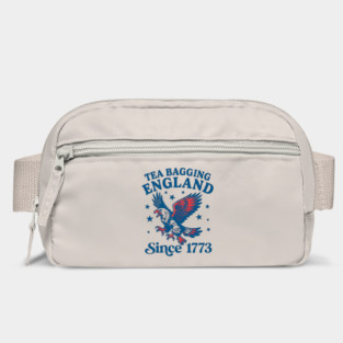 Tea Bagging England Since 1773 Patriotic Eagle 4th Of July Bag