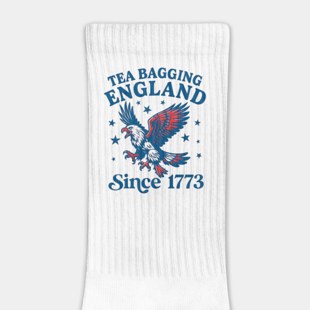 Tea Bagging England Since 1773 Patriotic Eagle 4th Of July by ArtistTee ⭐⭐⭐⭐⭐