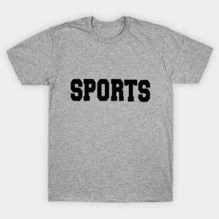 SPORTS! black T-Shirt